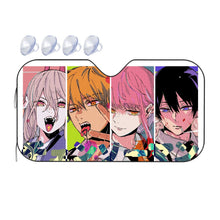 Load image into Gallery viewer, Anime Chainsaw Man Car Sunshade