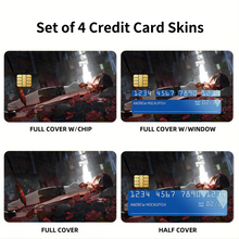 Load image into Gallery viewer, Anime Chainsaw Man Credit Card Skins (4-in-1 Pack)