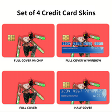 Load image into Gallery viewer, Anime Chainsaw Man Credit Card Skins (4-in-1 Pack)