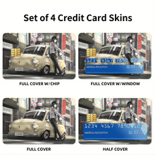 Load image into Gallery viewer, Anime Chainsaw Man Credit Card Skins (4-in-1 Pack)