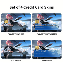 Load image into Gallery viewer, Anime Chainsaw Man Credit Card Skins (4-in-1 Pack)