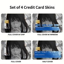 Load image into Gallery viewer, Anime Chainsaw Man Credit Card Skins (4-in-1 Pack)