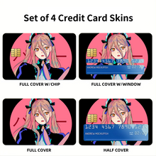 Load image into Gallery viewer, Anime Chainsaw Man Credit Card Skins (4-in-1 Pack)