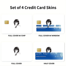 Load image into Gallery viewer, Anime Chainsaw Man Credit Card Skins (4-in-1 Pack)