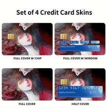 Load image into Gallery viewer, Anime Chainsaw Man Credit Card Skins (4-in-1 Pack)