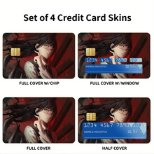Load image into Gallery viewer, Anime Chainsaw Man Credit Card Skins (4-in-1 Pack)