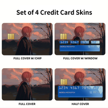 Load image into Gallery viewer, Anime Chainsaw Man Credit Card Skins (4-in-1 Pack)
