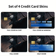 Load image into Gallery viewer, Anime Chainsaw Man Credit Card Skins (4-in-1 Pack)
