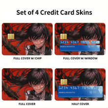Load image into Gallery viewer, Anime Chainsaw Man Credit Card Skins (4-in-1 Pack)