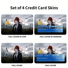 Load image into Gallery viewer, Anime Chainsaw Man Credit Card Skins (4-in-1 Pack)