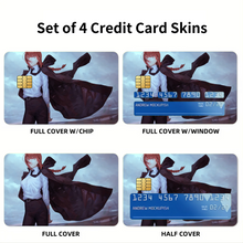 Load image into Gallery viewer, Anime Chainsaw Man Credit Card Skins (4-in-1 Pack)