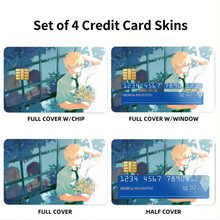Load image into Gallery viewer, Anime Chainsaw Man Credit Card Skins (4-in-1 Pack)