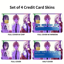 Load image into Gallery viewer, Anime Chainsaw Man Credit Card Skins (4-in-1 Pack)