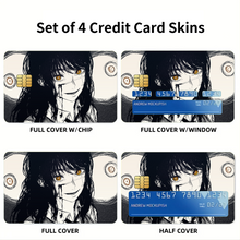 Load image into Gallery viewer, Anime Chainsaw Man Credit Card Skins (4-in-1 Pack)