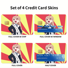 Load image into Gallery viewer, Anime Chainsaw Man Credit Card Skins (4-in-1 Pack)