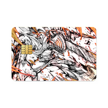 Load image into Gallery viewer, Anime Chainsaw Man Credit Card Skins (4-in-1 Pack)