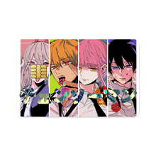 Load image into Gallery viewer, Anime Chainsaw Man Credit Card Skins (4-in-1 Pack)