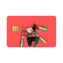 Load image into Gallery viewer, Anime Chainsaw Man Credit Card Skins (4-in-1 Pack)