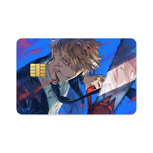 Load image into Gallery viewer, Anime Chainsaw Man Credit Card Skins (4-in-1 Pack)