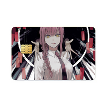 Load image into Gallery viewer, Anime Chainsaw Man Credit Card Skins (4-in-1 Pack)