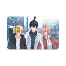 Load image into Gallery viewer, Anime Chainsaw Man Credit Card Skins (4-in-1 Pack)