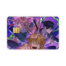 Load image into Gallery viewer, Anime Chainsaw Man Credit Card Skins (4-in-1 Pack)