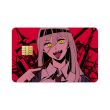 Load image into Gallery viewer, Anime Chainsaw Man Credit Card Skins (4-in-1 Pack)