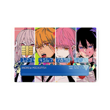 Load image into Gallery viewer, Anime Chainsaw Man Credit Card Skins (4-in-1 Pack)