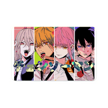 Load image into Gallery viewer, Anime Chainsaw Man Credit Card Skins (4-in-1 Pack)