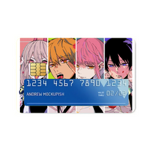 Load image into Gallery viewer, Anime Chainsaw Man Credit Card Skins (4-in-1 Pack)