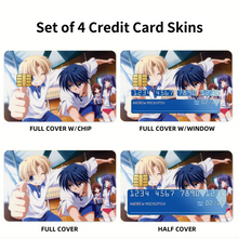 Load image into Gallery viewer, Anime Clannad Credit Card Skins (4-in-1 Pack)