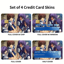 Load image into Gallery viewer, Anime Clannad Credit Card Skins (4-in-1 Pack)