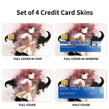 Load image into Gallery viewer, Anime Clannadr Credit Card Skins (4-in-1 Pack)