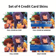 Load image into Gallery viewer, Anime Clannadr Credit Card Skins (4-in-1 Pack)
