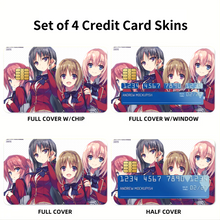 Load image into Gallery viewer, Anime Classroom of the Elite Credit Card Skins (4-in-1 Pack)