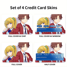Load image into Gallery viewer, Anime Classroom of the Elite Credit Card Skins (4-in-1 Pack)