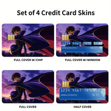 Load image into Gallery viewer, Anime Code Geass Credit Card Skins (4-in-1 Pack)
