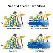 Load image into Gallery viewer, Anime Code Geass Credit Card Skins (4-in-1 Pack)