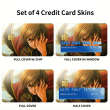Load image into Gallery viewer, Anime Code Geass Credit Card Skins (4-in-1 Pack)