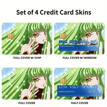 Load image into Gallery viewer, Anime Code Geass Credit Card Skins (4-in-1 Pack)