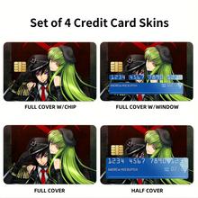 Load image into Gallery viewer, Anime Code Geass Credit Card Skins (4-in-1 Pack)