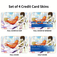 Load image into Gallery viewer, Anime Code Geass Credit Card Skins (4-in-1 Pack)