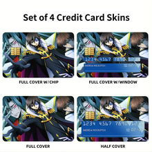Load image into Gallery viewer, Anime Code Geass Credit Card Skins (4-in-1 Pack)