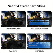 Load image into Gallery viewer, Anime Code Geass Credit Card Skins (4-in-1 Pack)