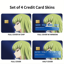 Load image into Gallery viewer, Anime Code Geass Credit Card Skins (4-in-1 Pack)