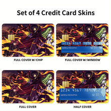 Load image into Gallery viewer, Anime Code Geass Credit Card Skins (4-in-1 Pack)