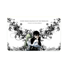 Load image into Gallery viewer, Anime Code Geass Credit Card Skins (4-in-1 Pack)