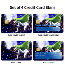 Load image into Gallery viewer, Anime Code Geassr Credit Card Skins (4-in-1 Pack)