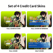 Load image into Gallery viewer, Anime Code Geassr Credit Card Skins (4-in-1 Pack)