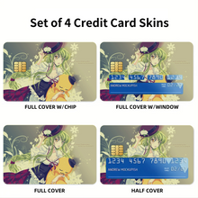 Load image into Gallery viewer, Anime Code Geassr Credit Card Skins (4-in-1 Pack)